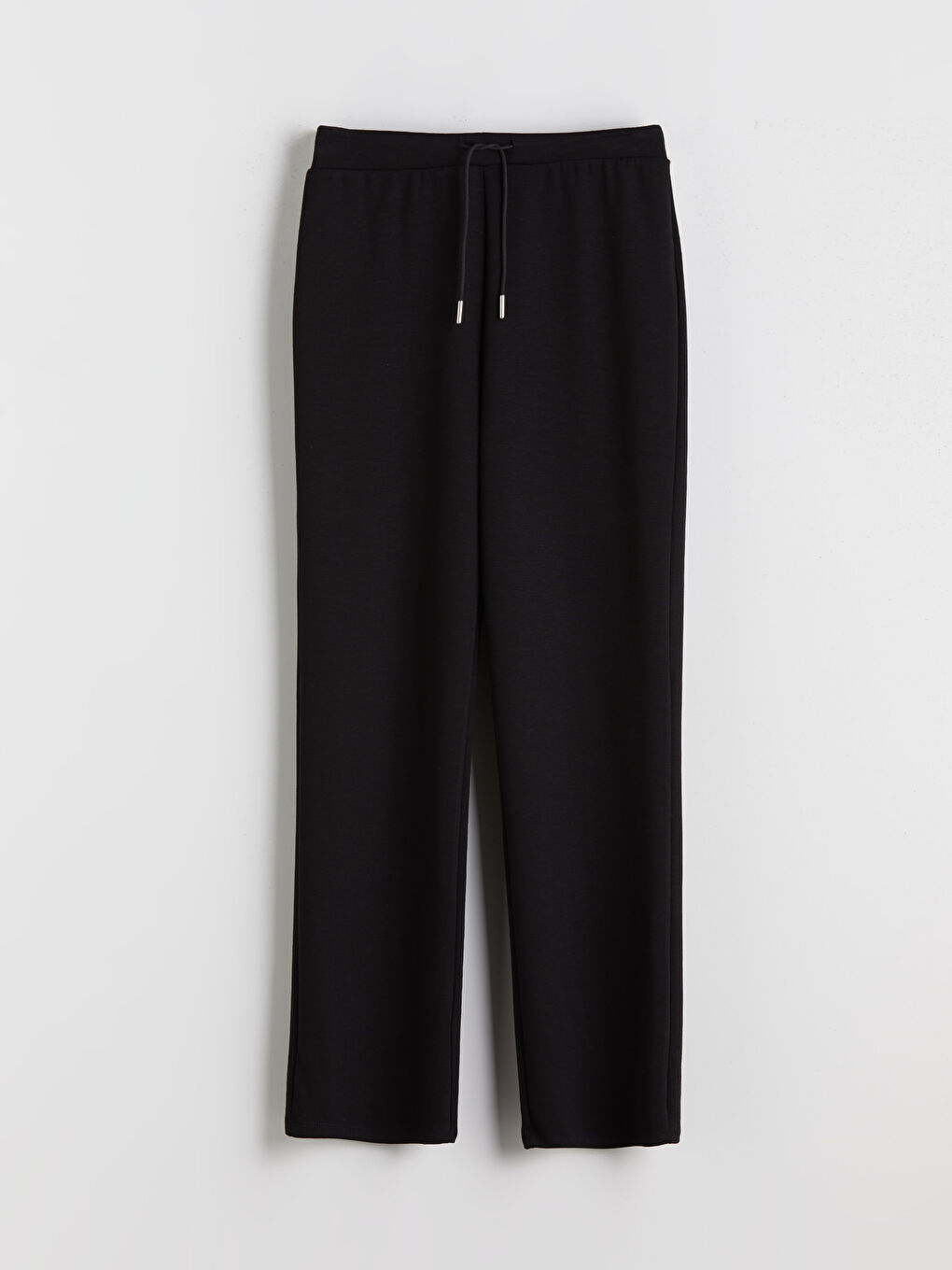 Siyah Beli Lastikli Kadın Eşofman Altı-4