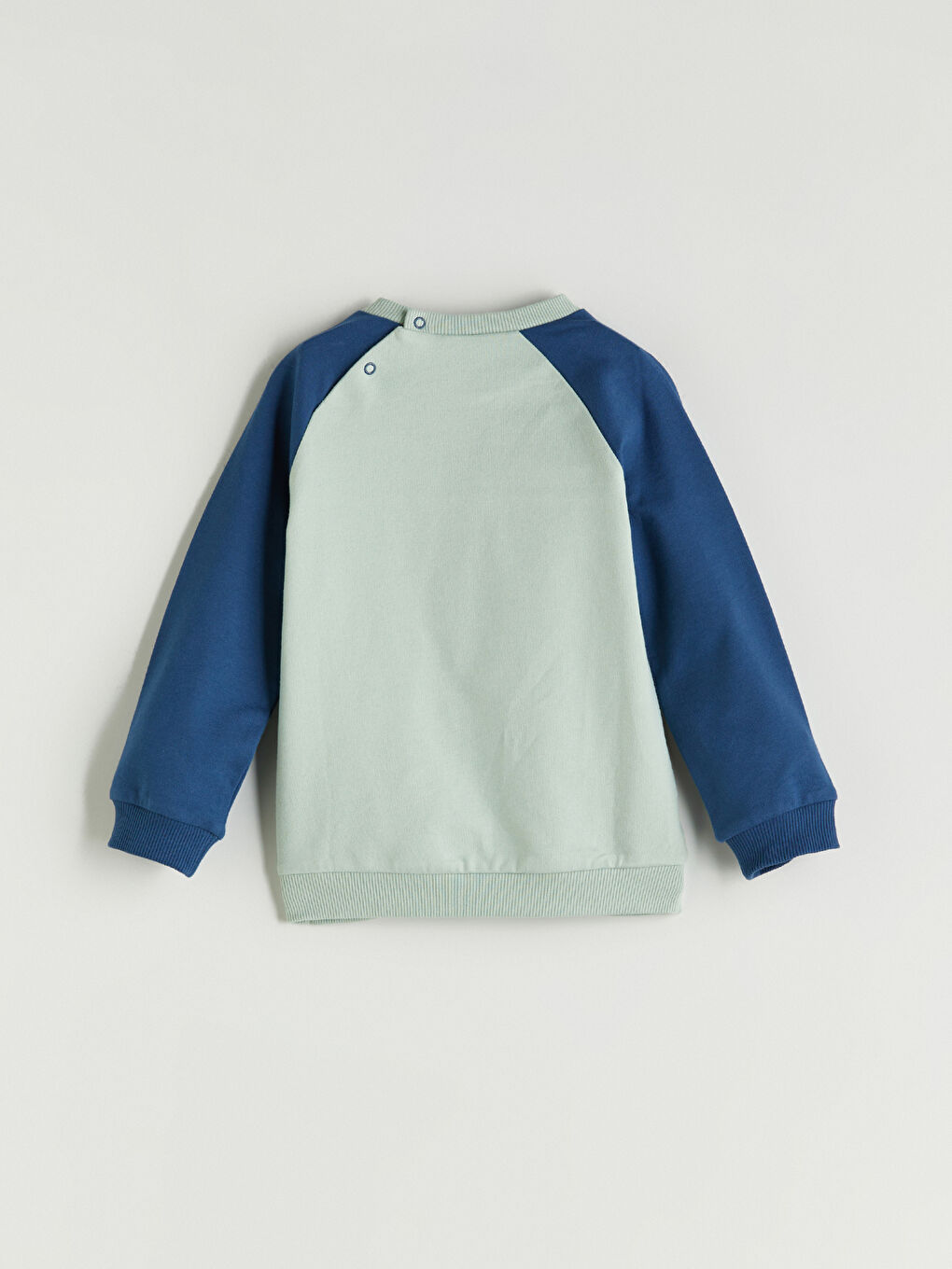 Crew Neck Mickey Mouse Printed Baby Boy Sweatshirt and Tracksuit Bottoms-3