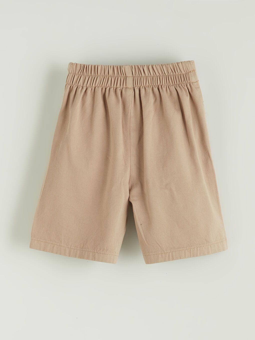 Bej Beli Lastikli Kız Çocuk Şort Etek-2