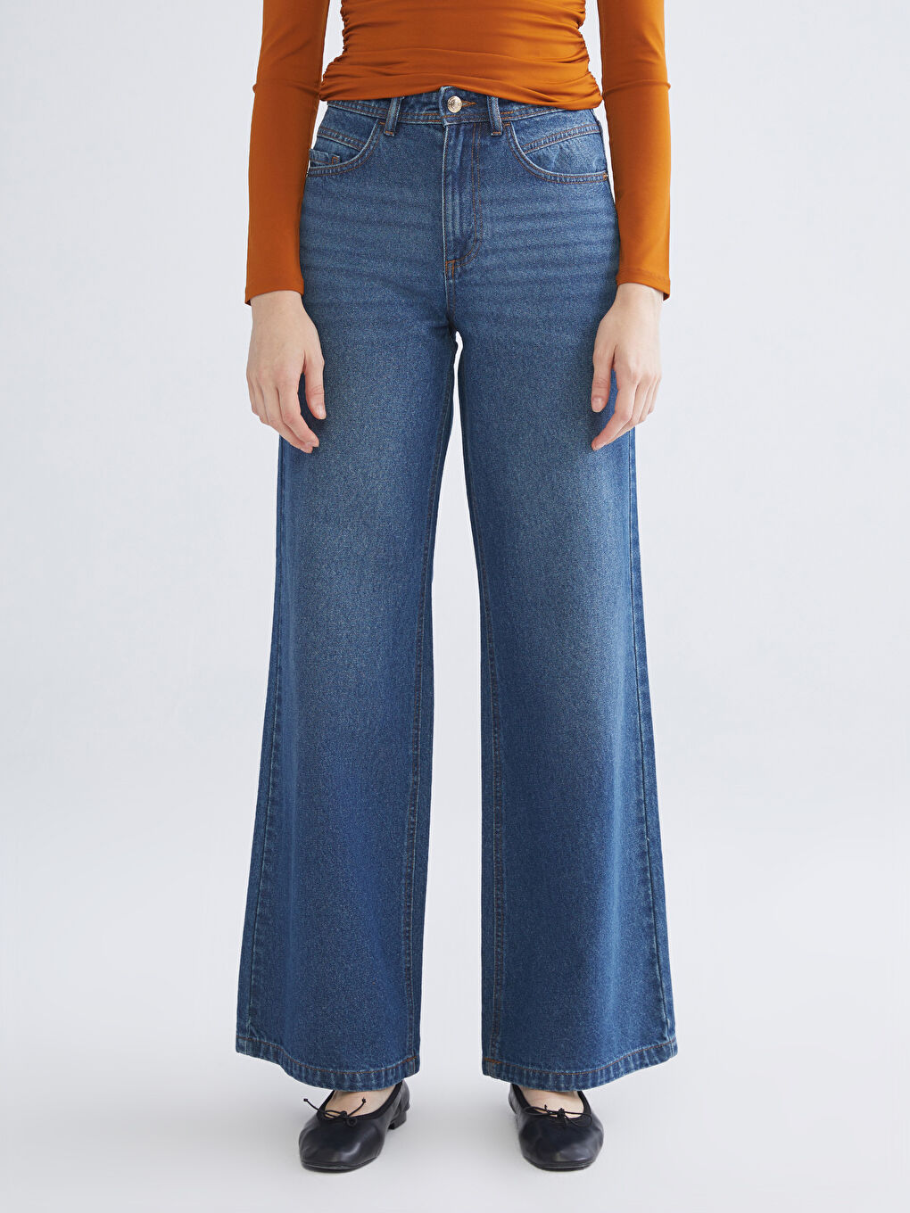 Wideleg Women's Jeans-1