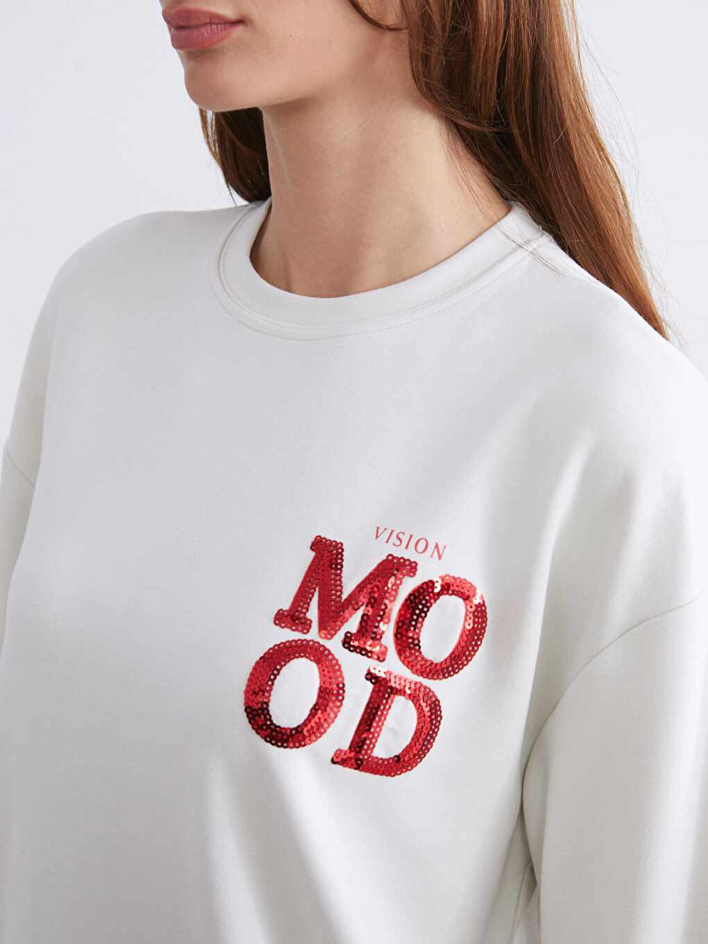 Женщины Бежевый Футболка-2