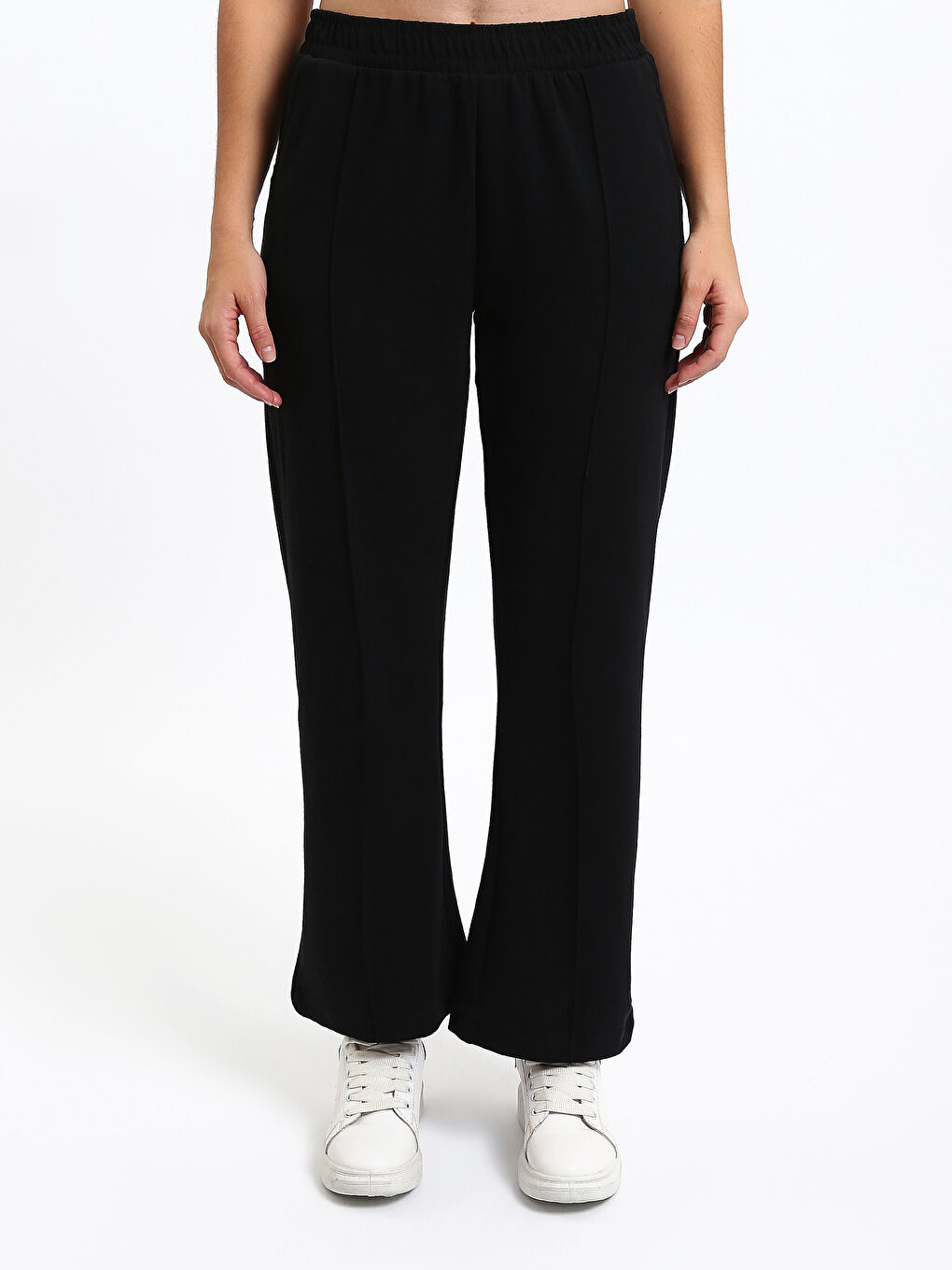 بنطلونات رياضية للسيدات بخصر مطاطي-1