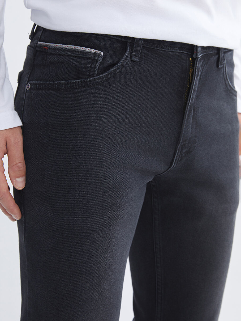 Siyah 750 Slim Fit Erkek Jean Pantolon-2
