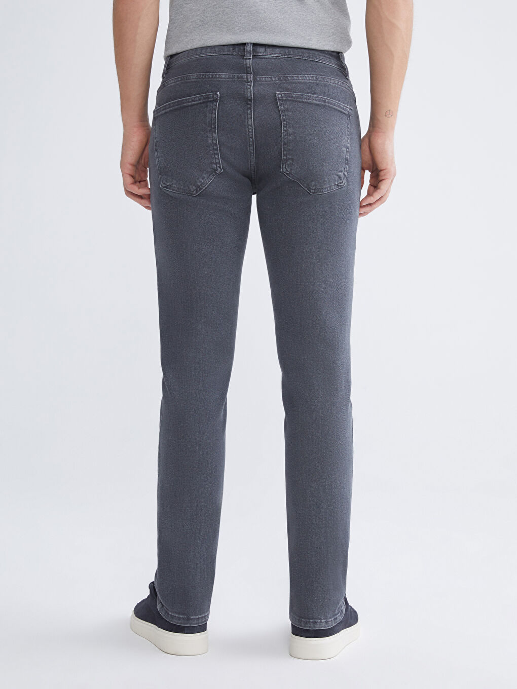 Gri 750 Slim Fit Erkek Jean Pantolon-3