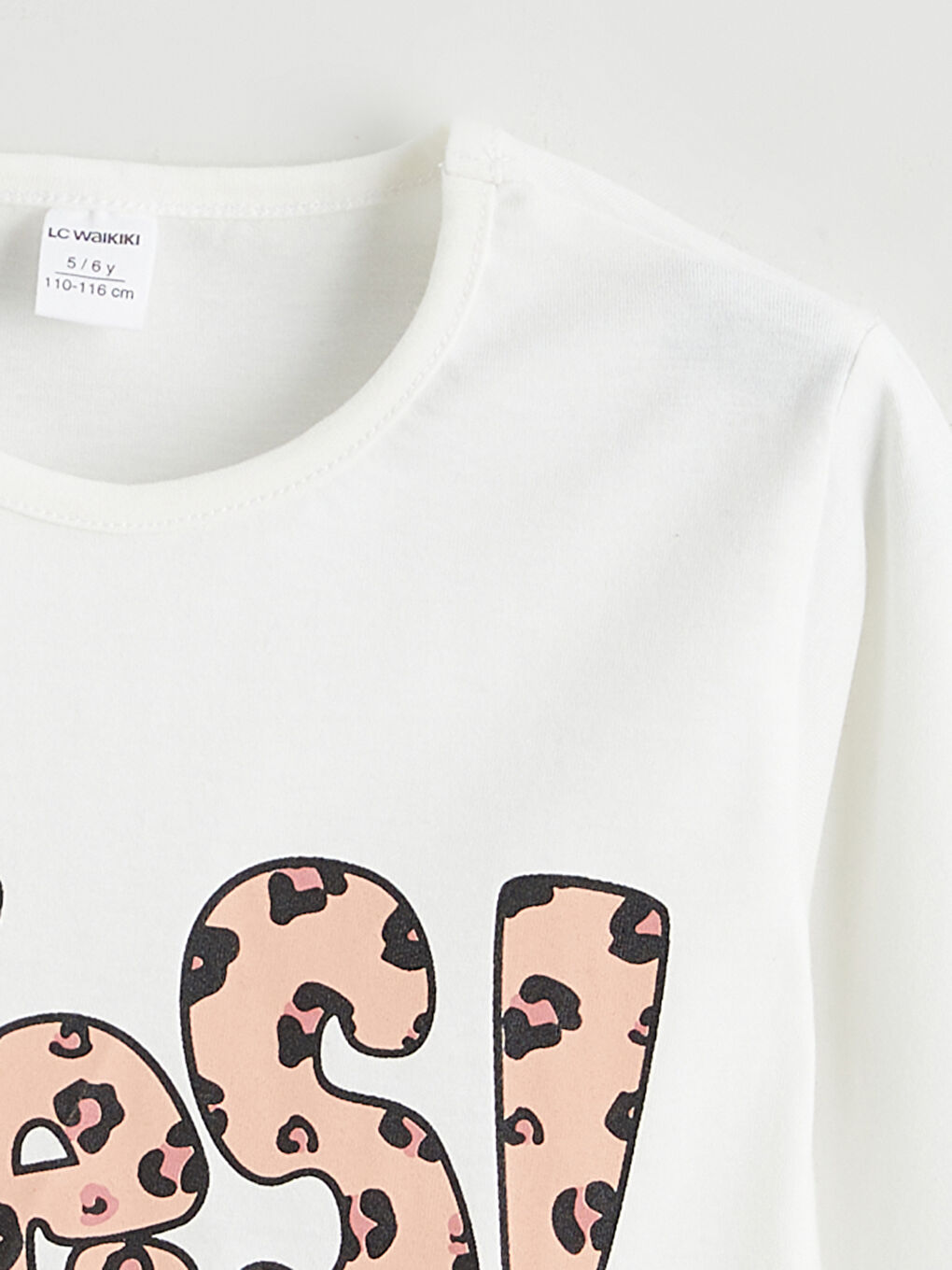 Crew Neck Girls' Sweatshirt and Leggings-2