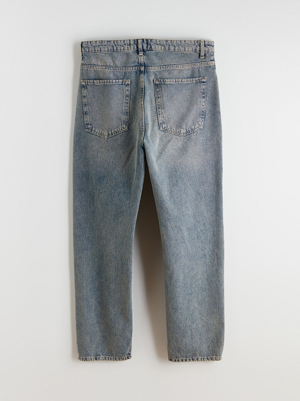 İndigo Baggy Fit Erkek Jean Pantolon-5