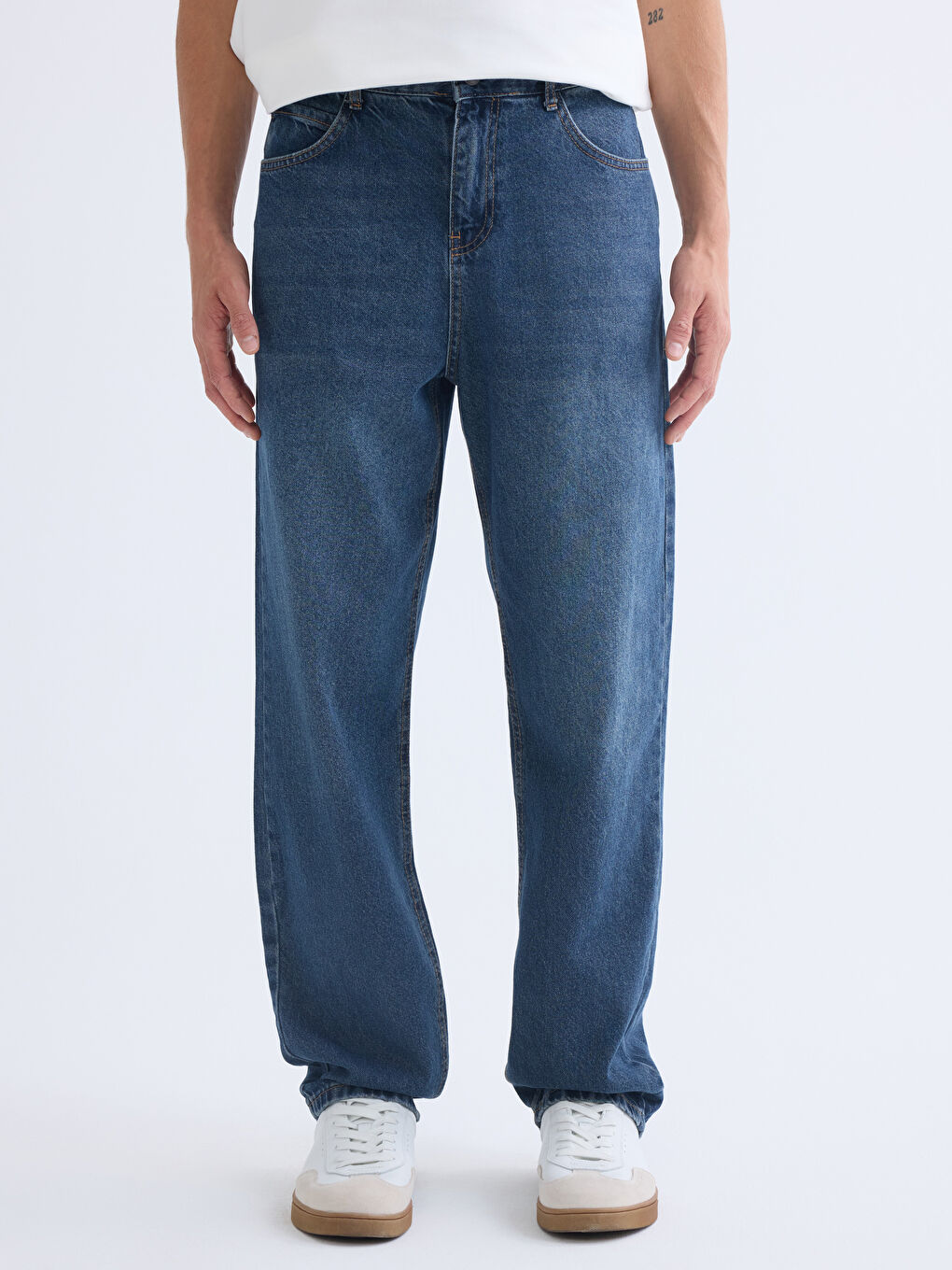 Джинсы мужские мешковатого кроя-1