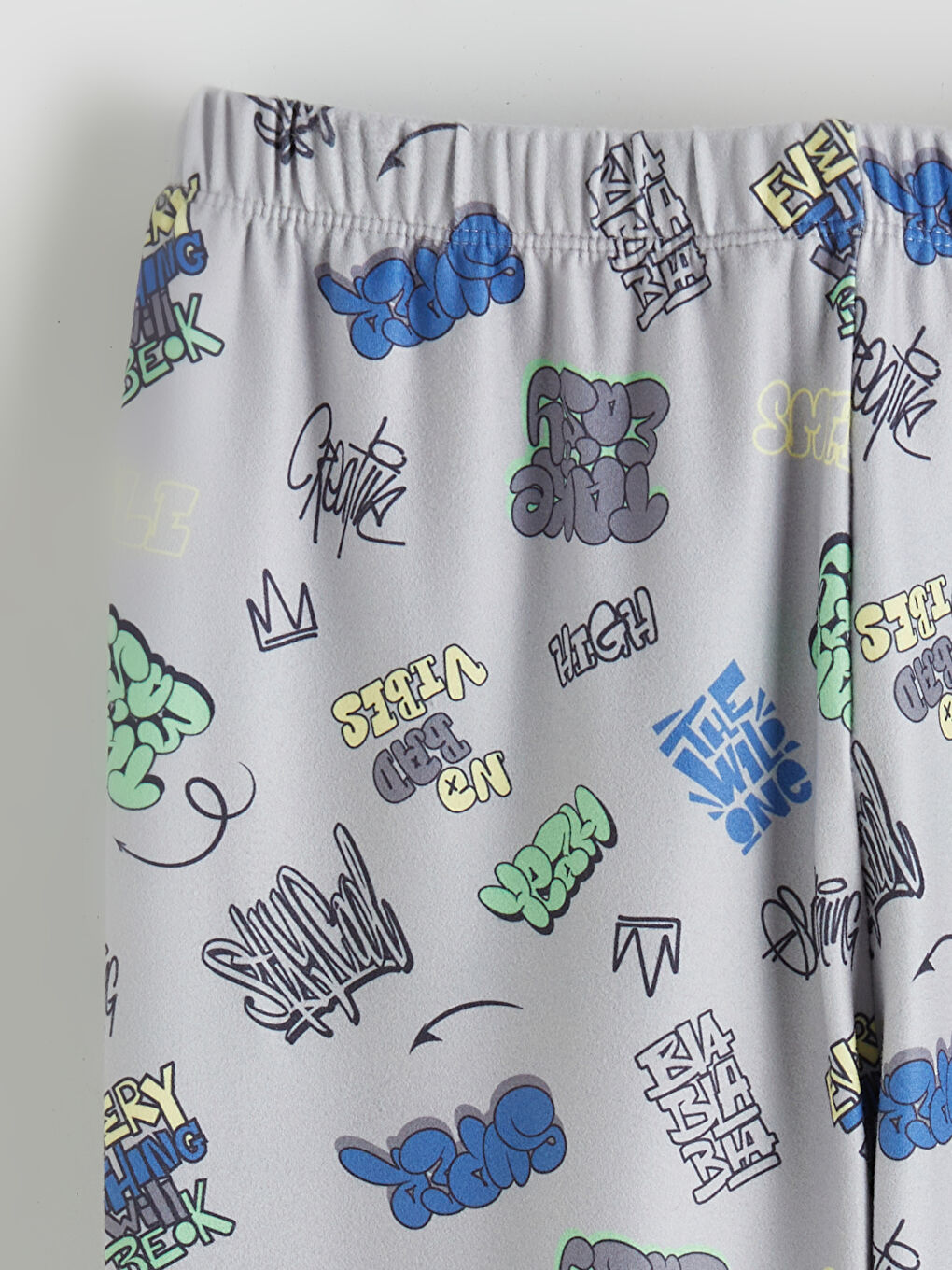 Crew Neck Boys' Pyjama Set-5