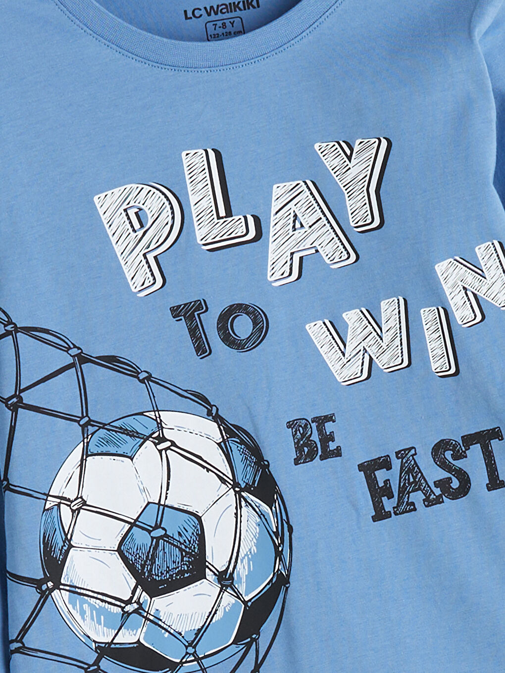 Crew Neck Printed Boys' Pyjama Set-2