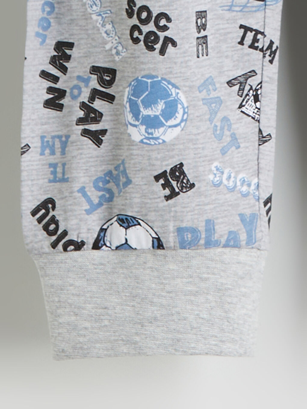 Crew Neck Printed Boys' Pyjama Set-5