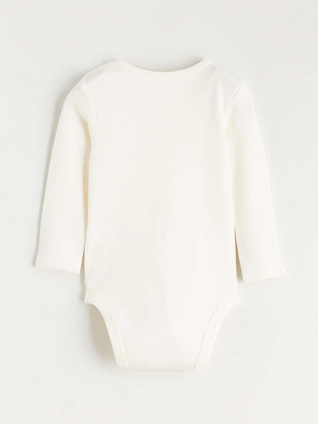 Bej Dino Baskılı Erkek Bebek Çıtçıtlı Body-1