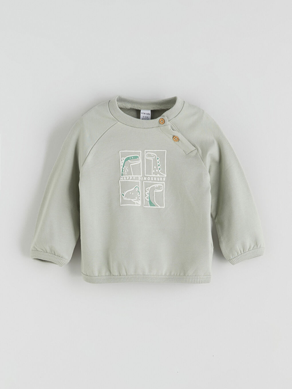 Baskılı Erkek Bebek Sweatshirt ve Pantolon-1