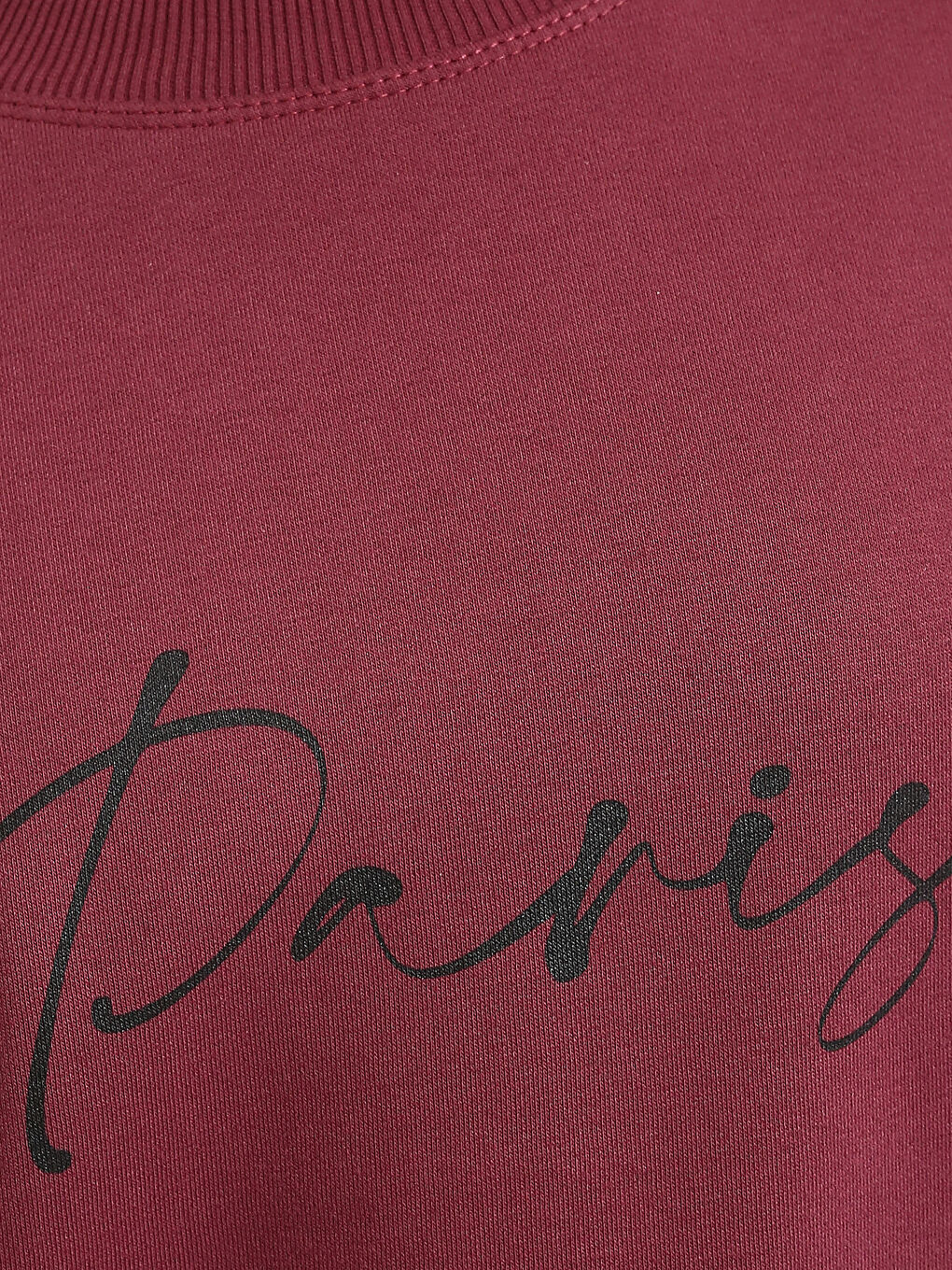 Paris Printed Oversize Women's Thick Sweatshirt-4