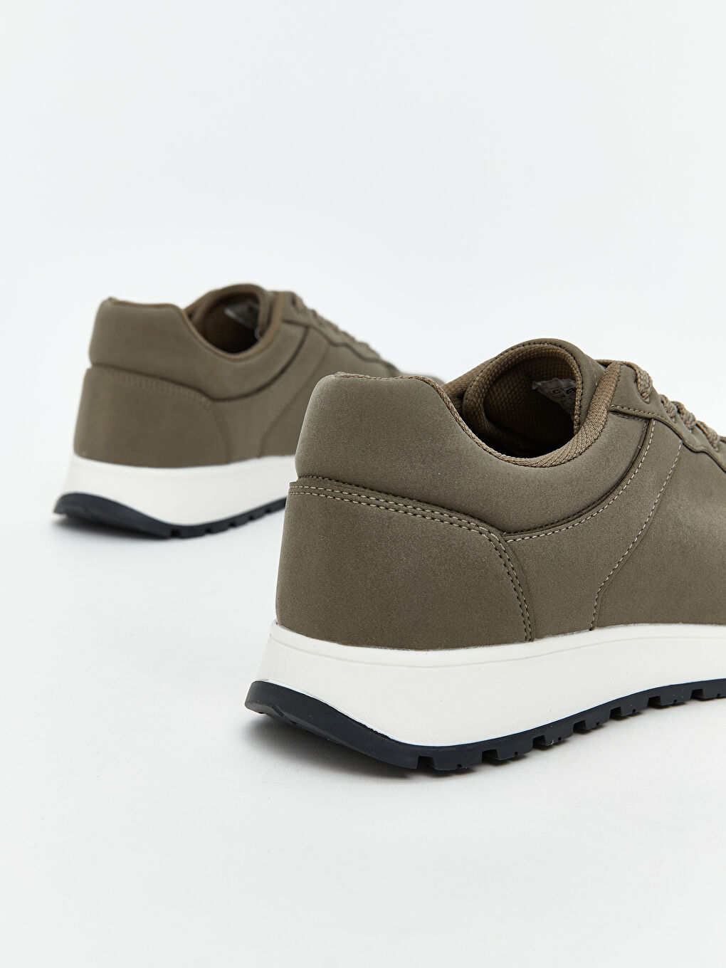 Bej Bağcıklı Erkek Spor Ayakkabı-4