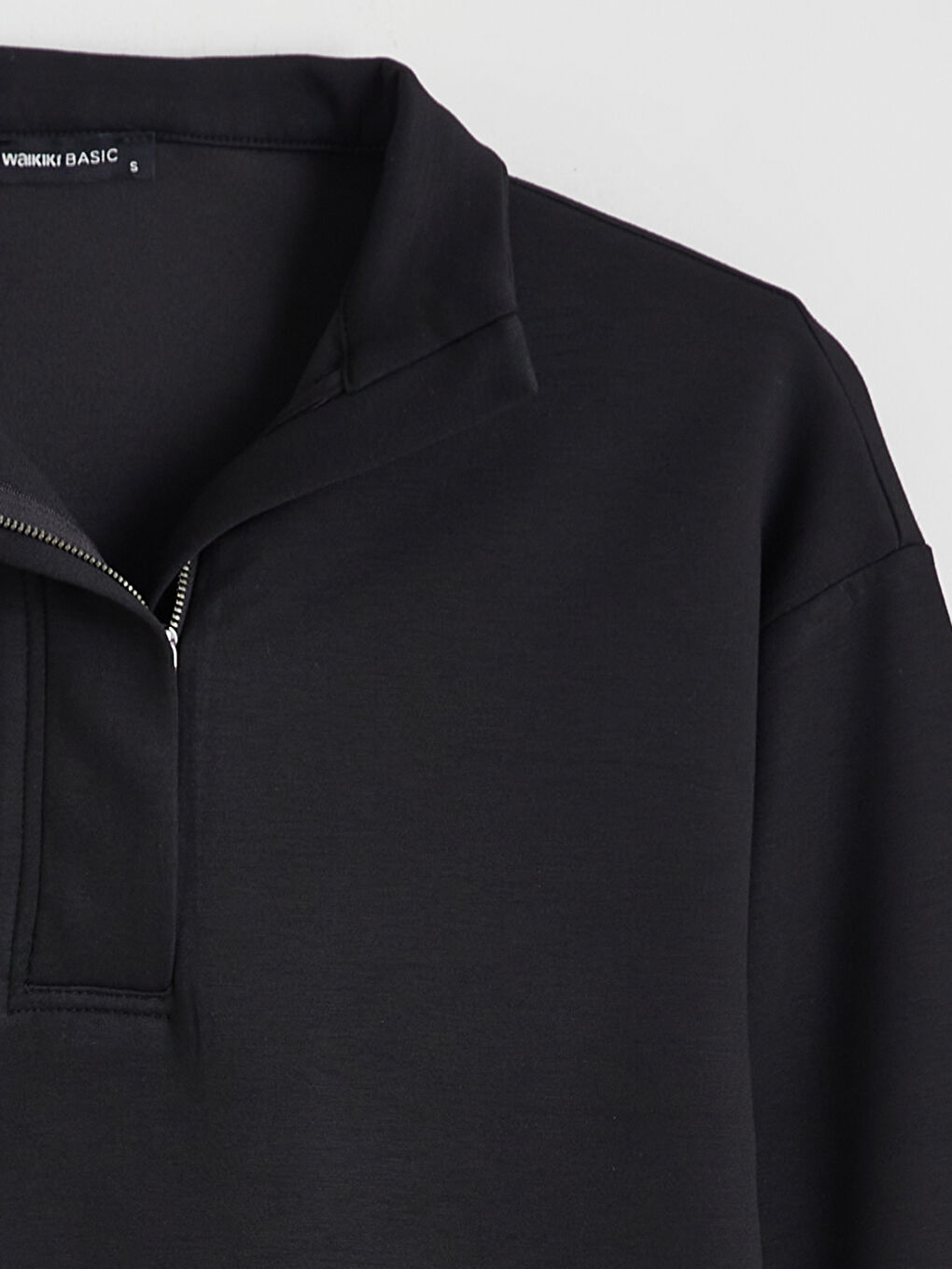 تونيك كنزة رياضية بياقة قمعية للسيدات-5