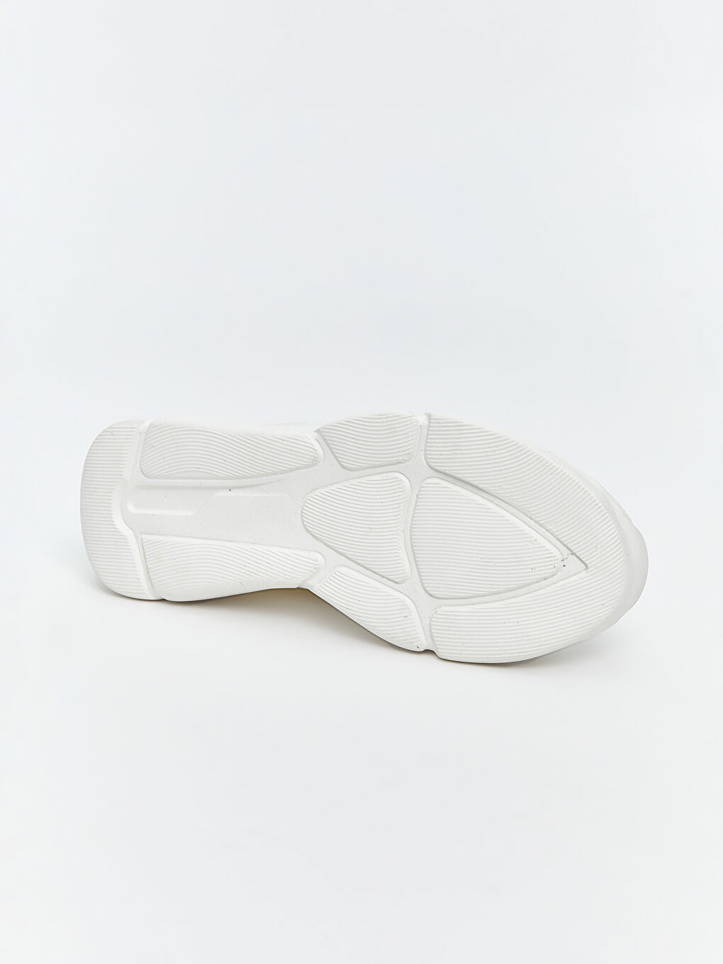 Beyaz Bağcıklı File Detaylı Kadın Spor Ayakkabı-3