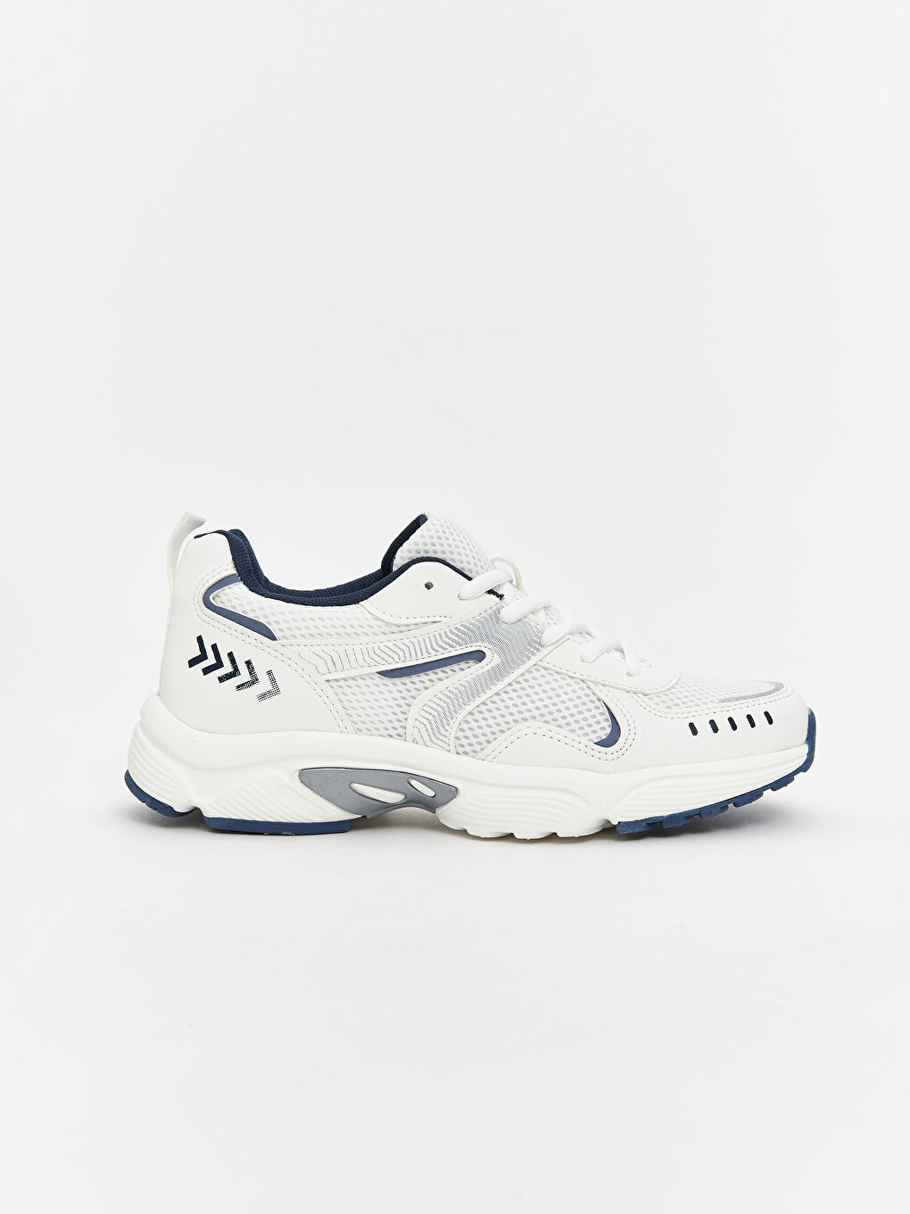 Beyaz Bağcıklı Kadın Spor Ayakkabı-1