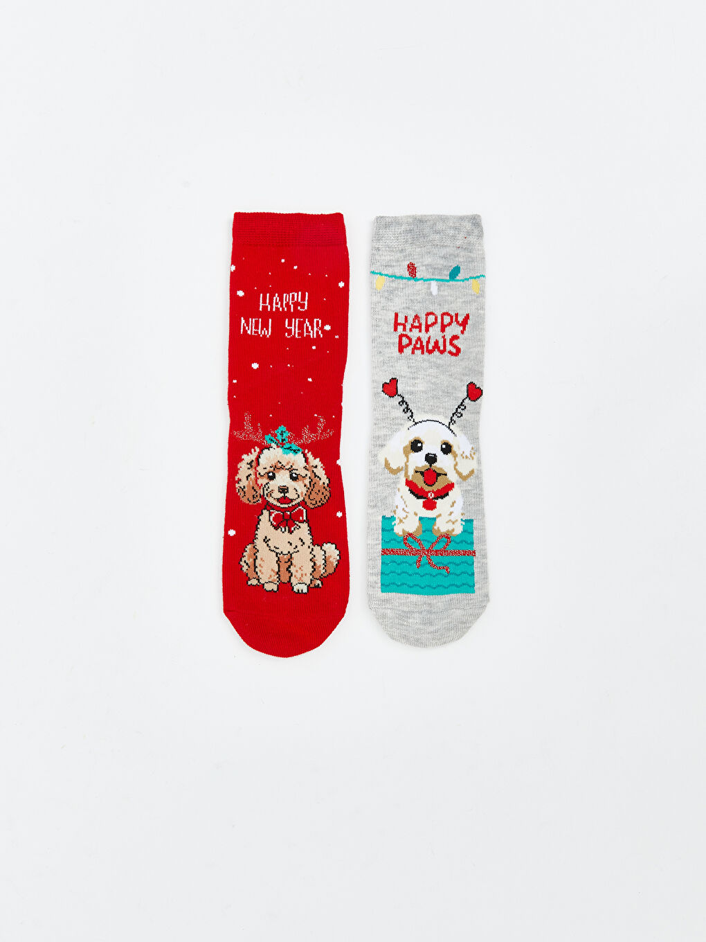 Christmas Themed Girls' Ankle Socks 3-packs-2
