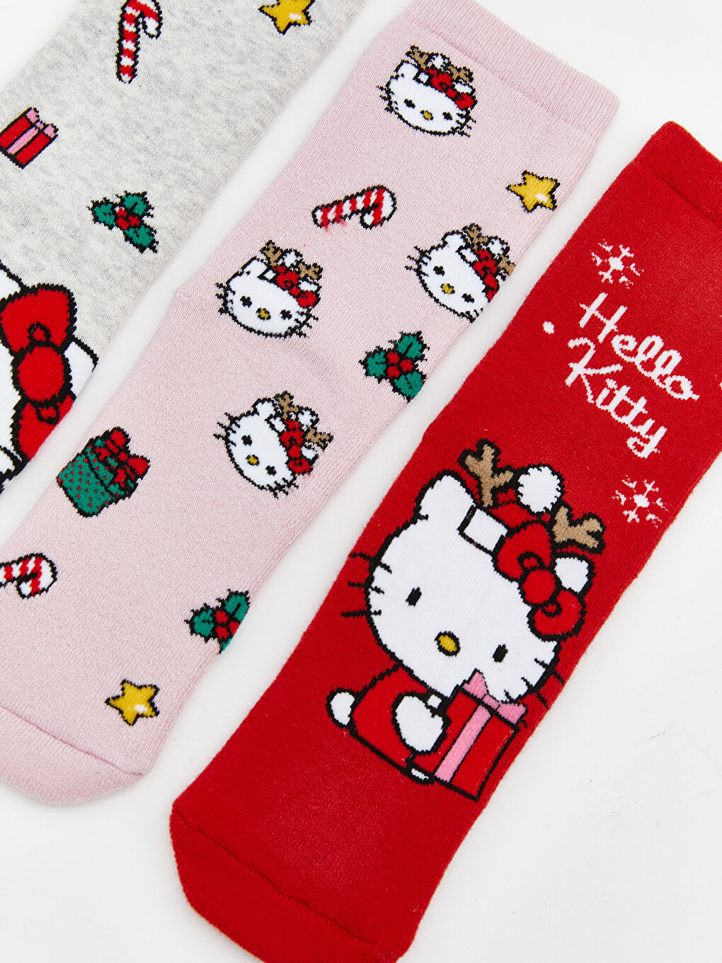 Girl RED Ankle Socks-1