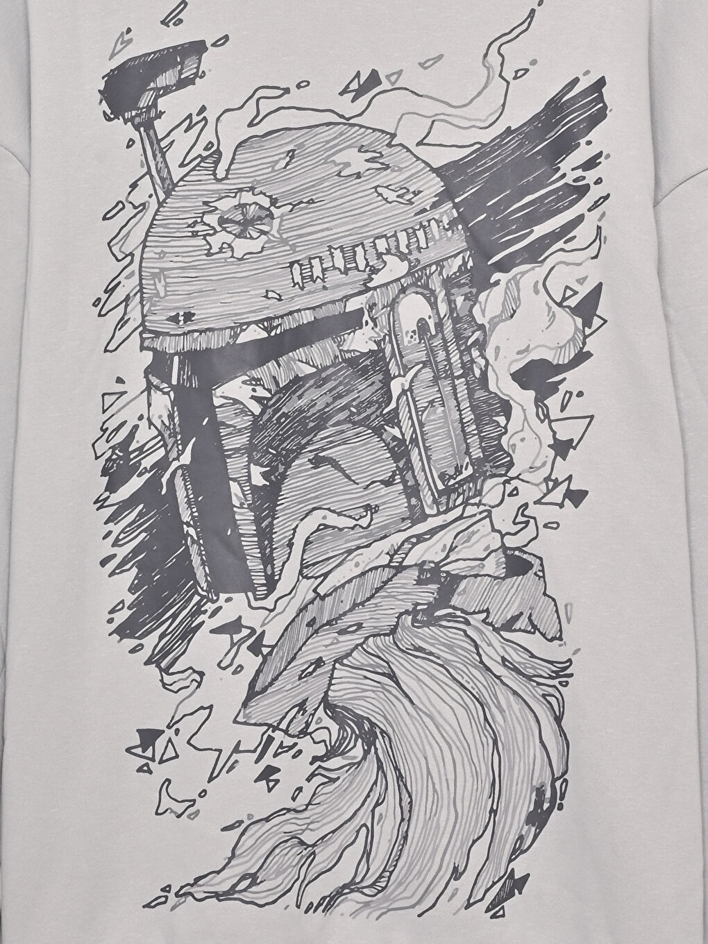 Толстовка з капюшоном, довгим рукавом та принтом для чоловіків-2