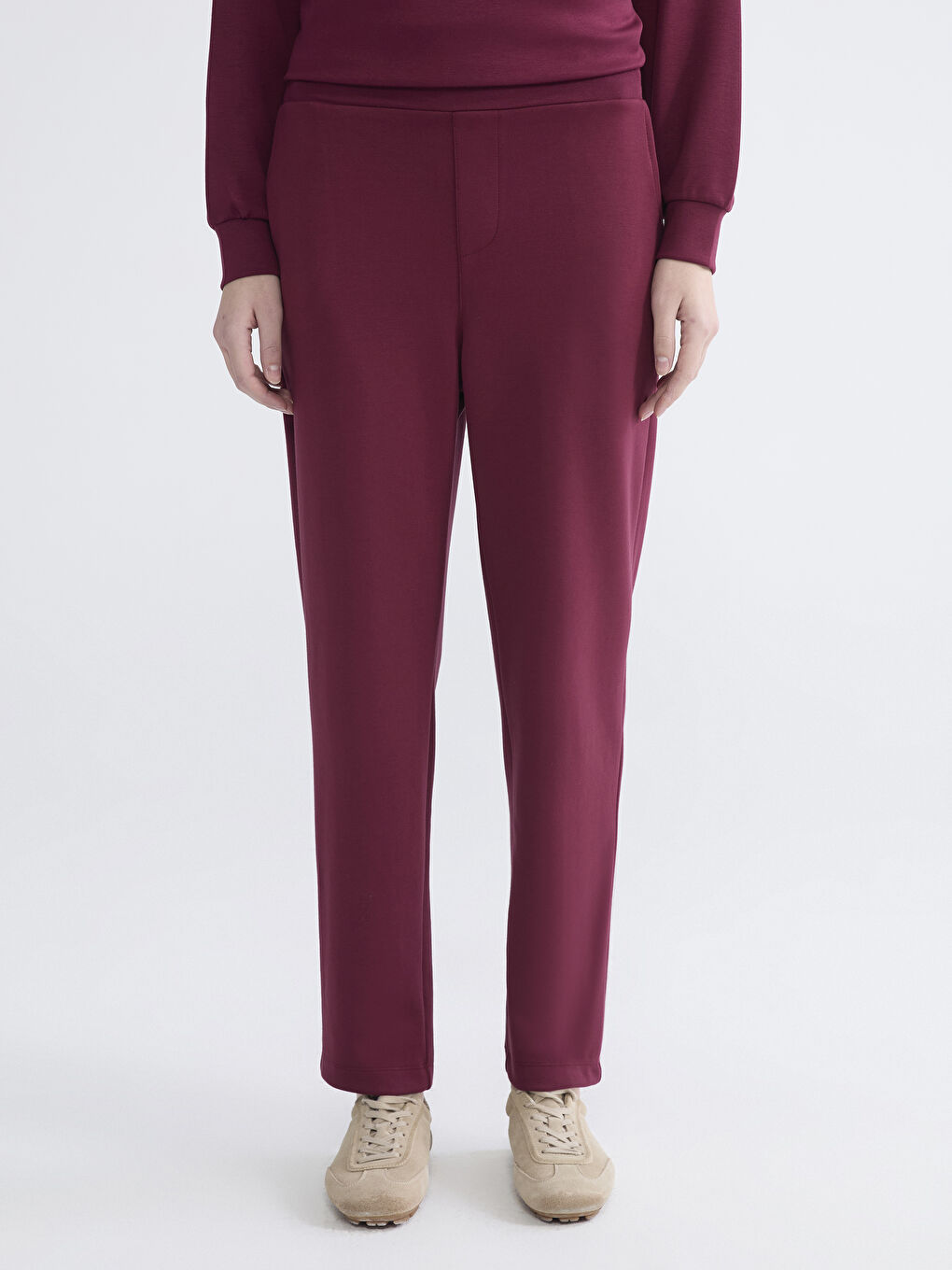 Women's Sweatpants with Elastic Waist-1