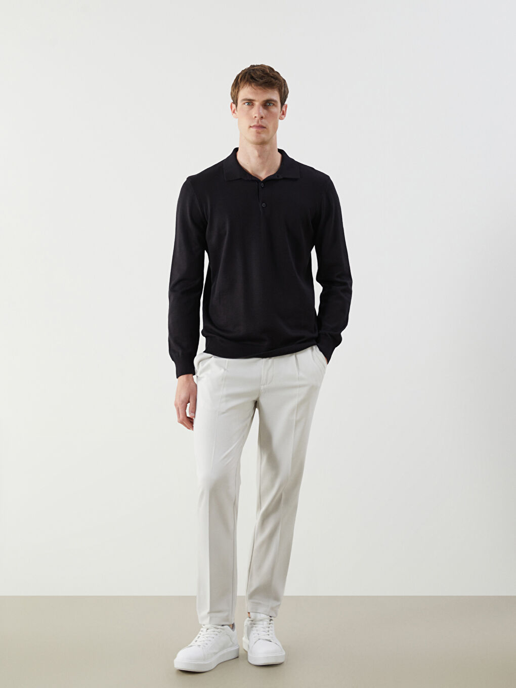 SOUTHBLUE Polo Neck Men's Knitwear Sweater -W5GG55Z8-CVL