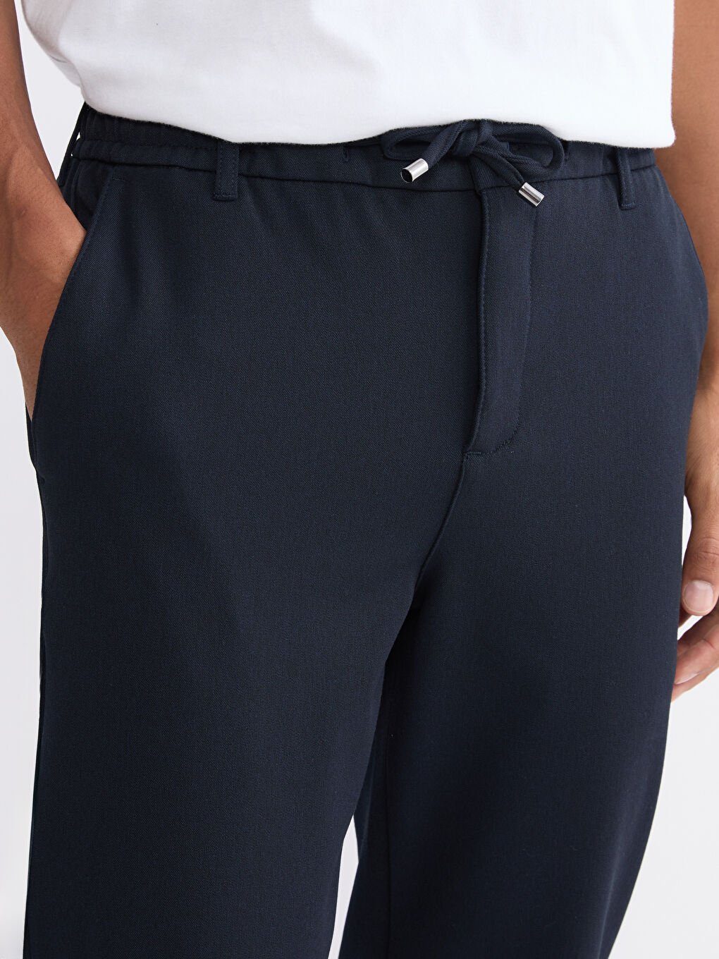 Lacivert Standart Kalıp Erkek Pantolon-2