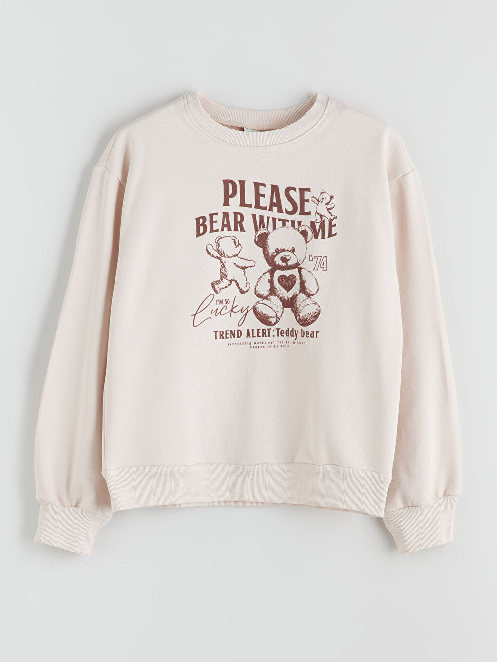 Crew Neck Girls' Sweatshirt 2 Pack-1