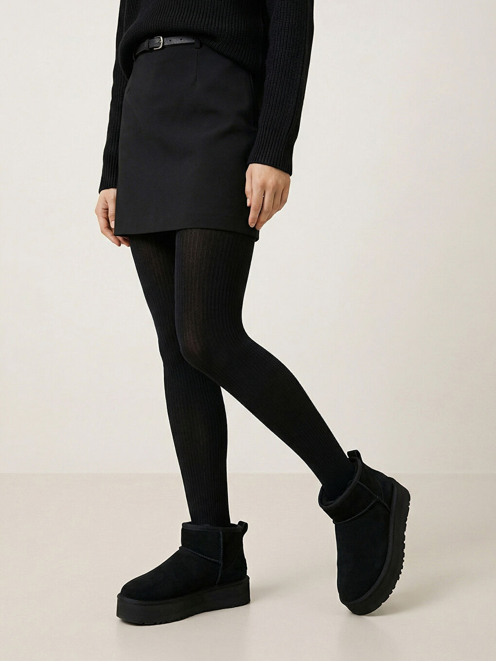 მოდალური ტექსტურირებული ქალის კოლგოტები