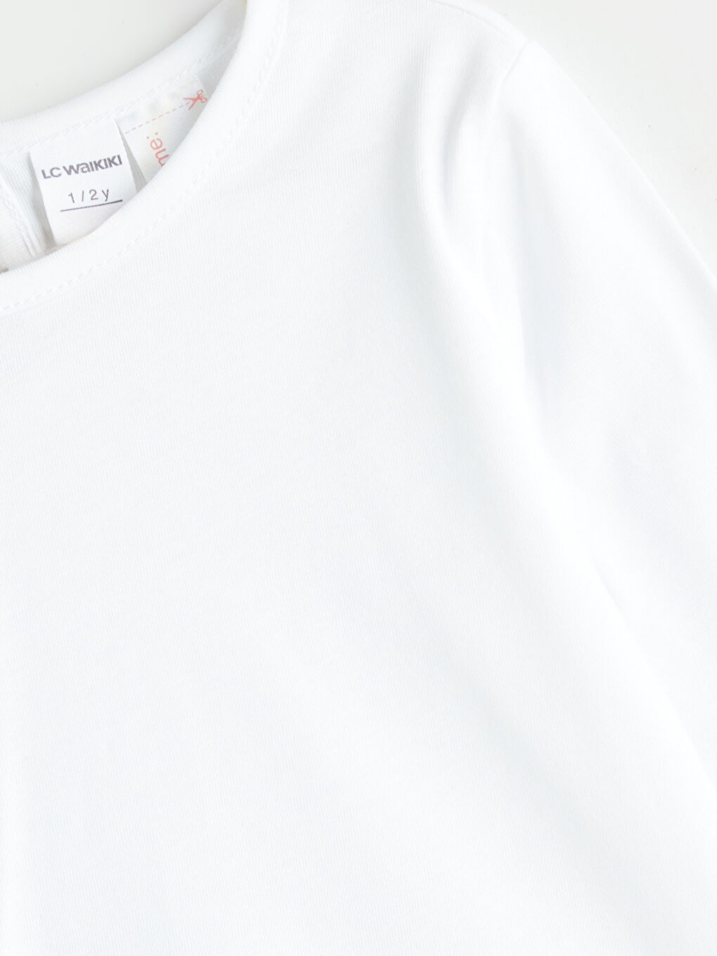 Turuncu Bisiklet Yaka Basic Kız Çocuk Tişört ve Salopet-4