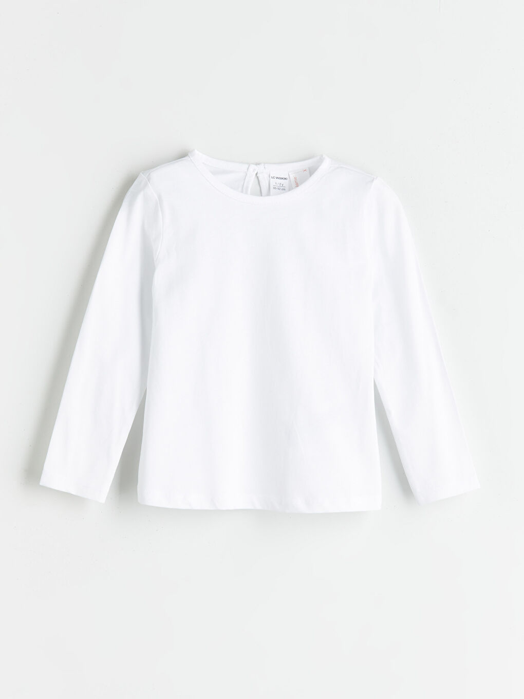 Kahverengi Bisiklet Yaka Basic Kız Çocuk Tişört ve Salopet-2