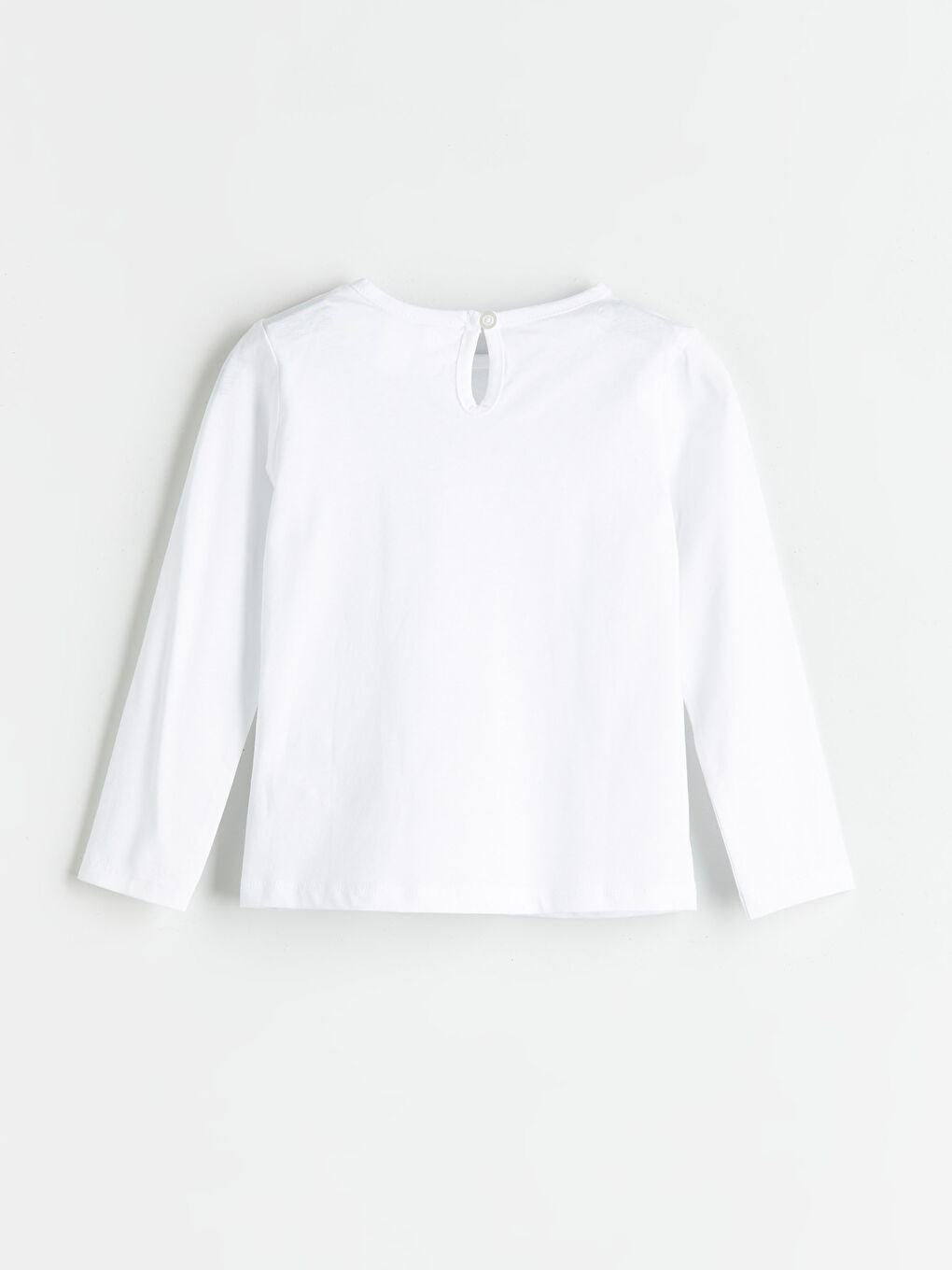 Kahverengi Bisiklet Yaka Basic Kız Çocuk Tişört ve Salopet-3