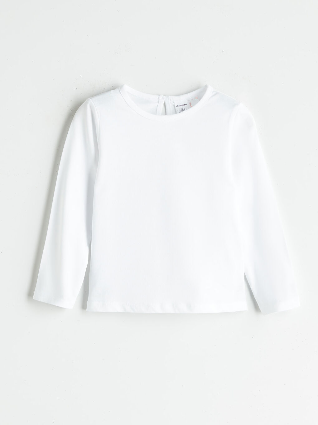 Kahverengi Bisiklet Yaka Basic Kız Çocuk Tişört ve Salopet-3