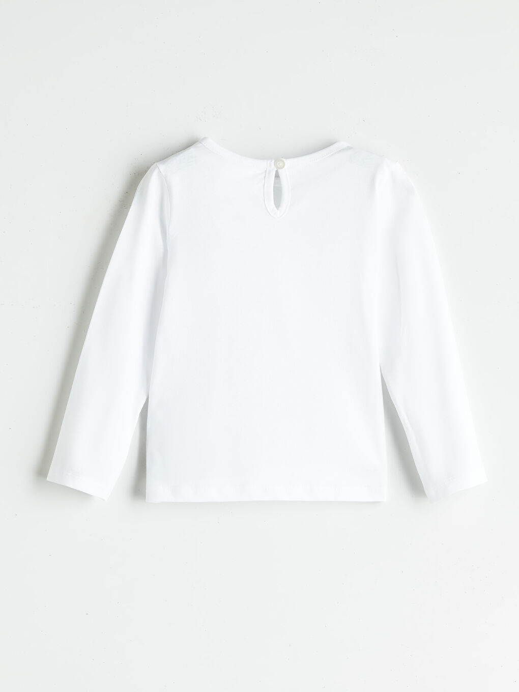 Kahverengi Bisiklet Yaka Basic Kız Çocuk Tişört ve Salopet-4