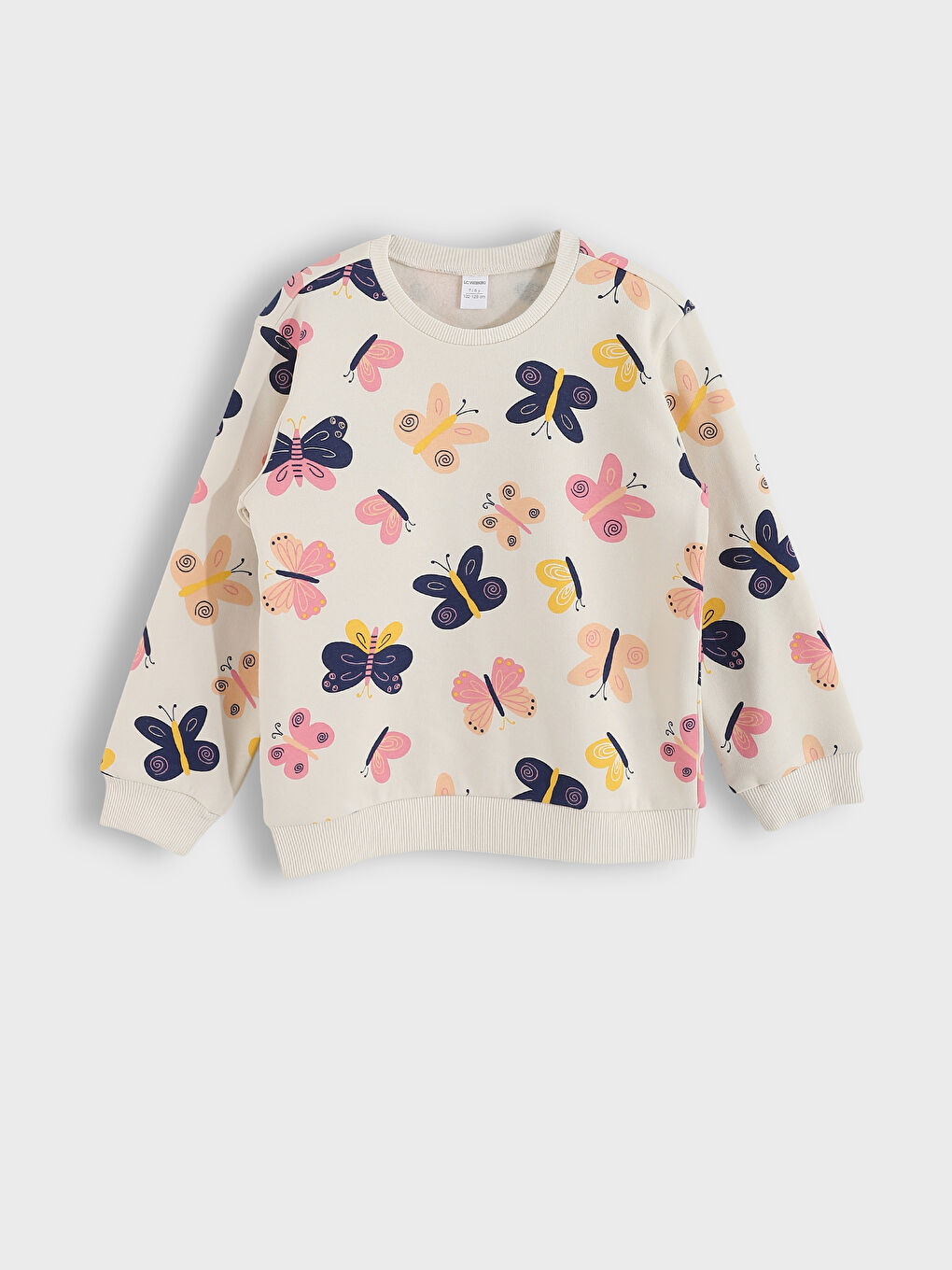Crew Neck Printed Girls Sweatshirt 2 Pack-2