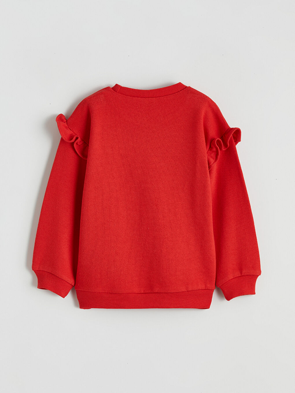 Crew Neck Minnie Mouse Printed Baby Girls' Sweatshirt and Leggings-7