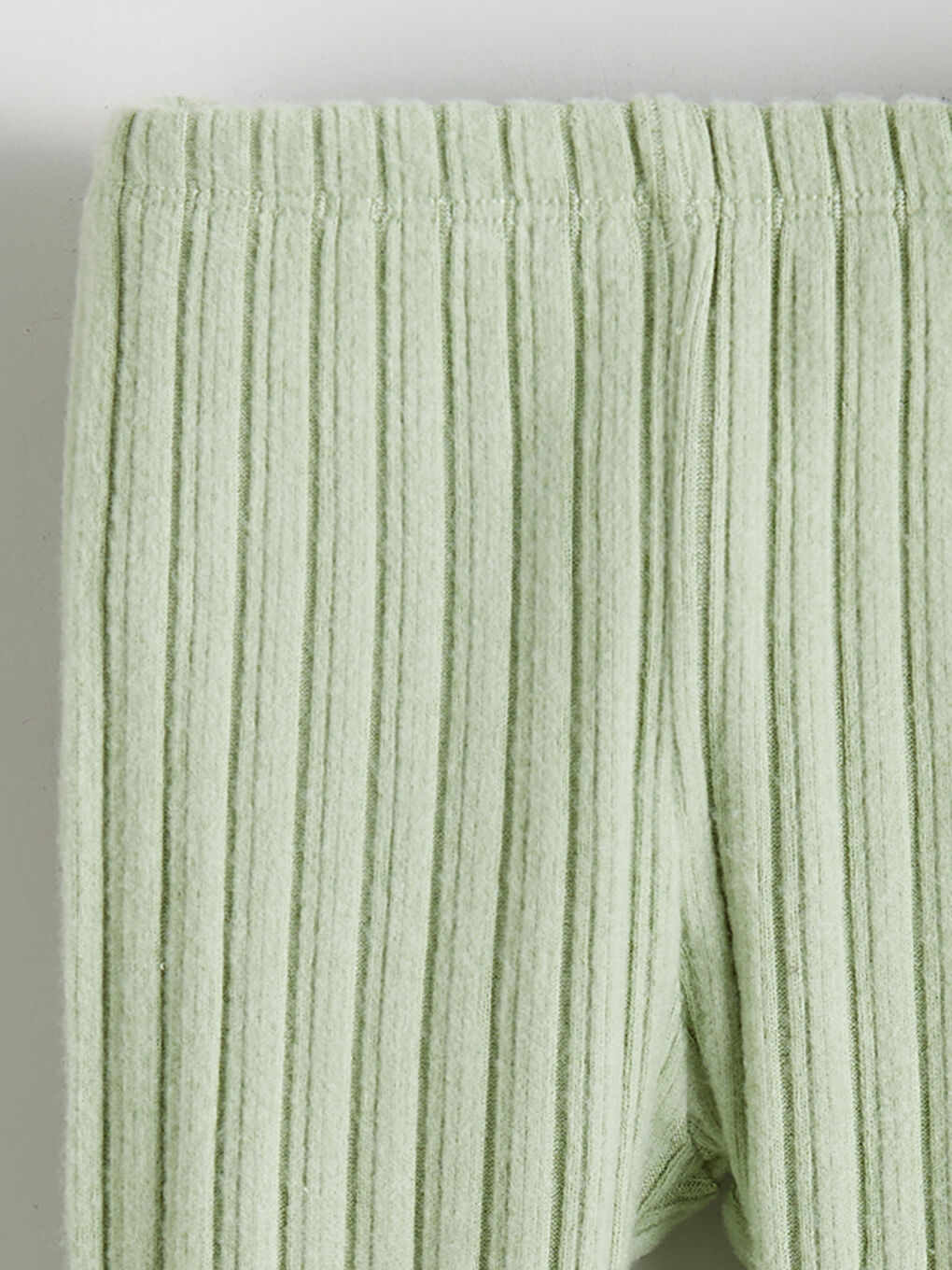 Yeşil Beli Lastikli Kız Bebek Tayt-2