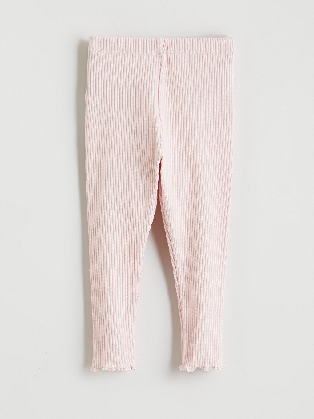 Pembe Bebe Yaka Kız Bebek Sweatshirt ve Tayt-4