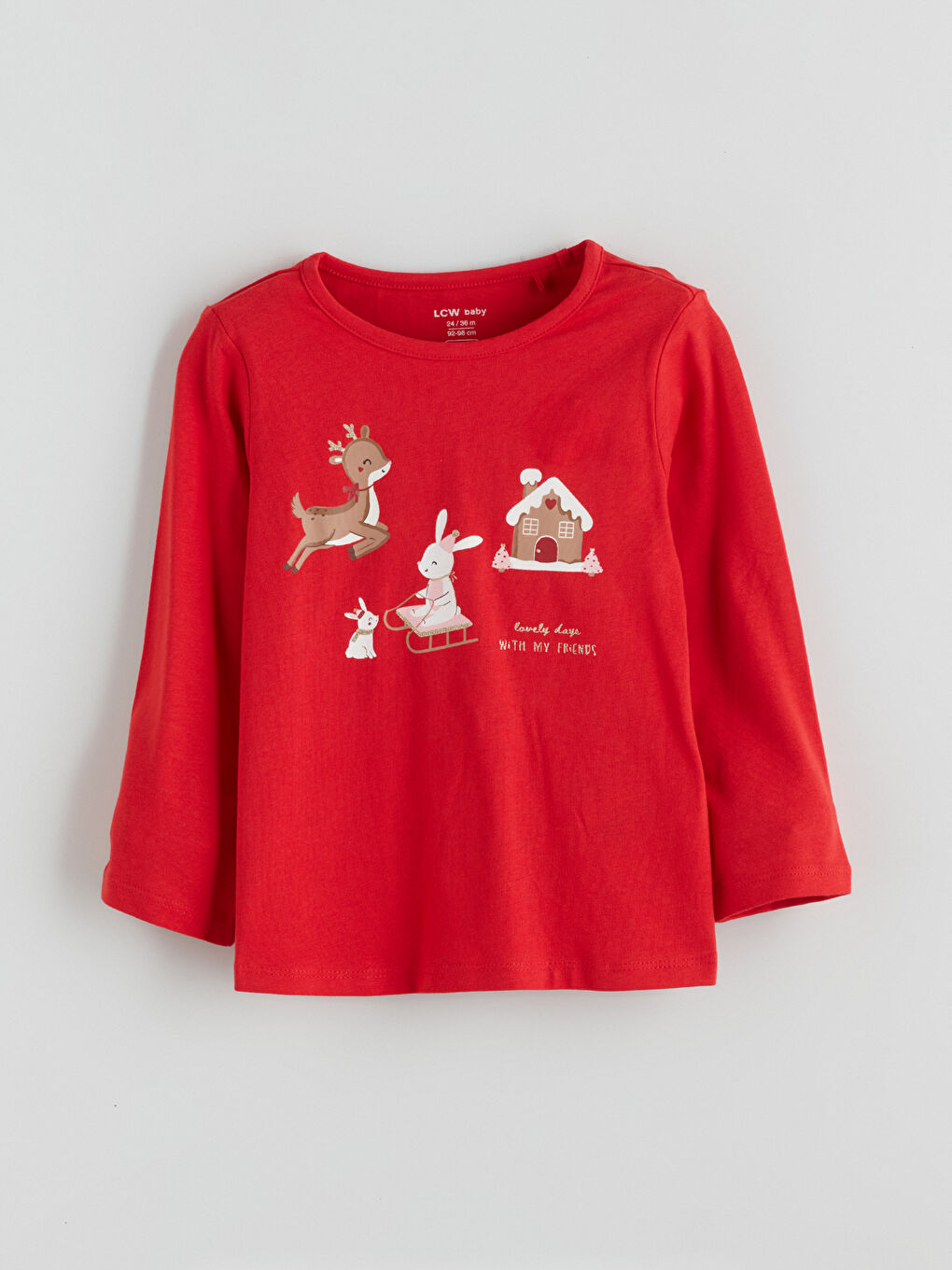 Baby Girl RED Pyjama Set-9