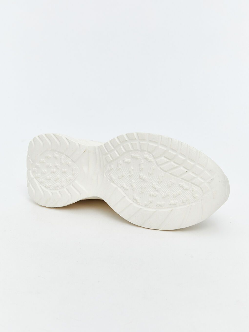 Bej Bağcıklı Kadın Spor Ayakkabı-3