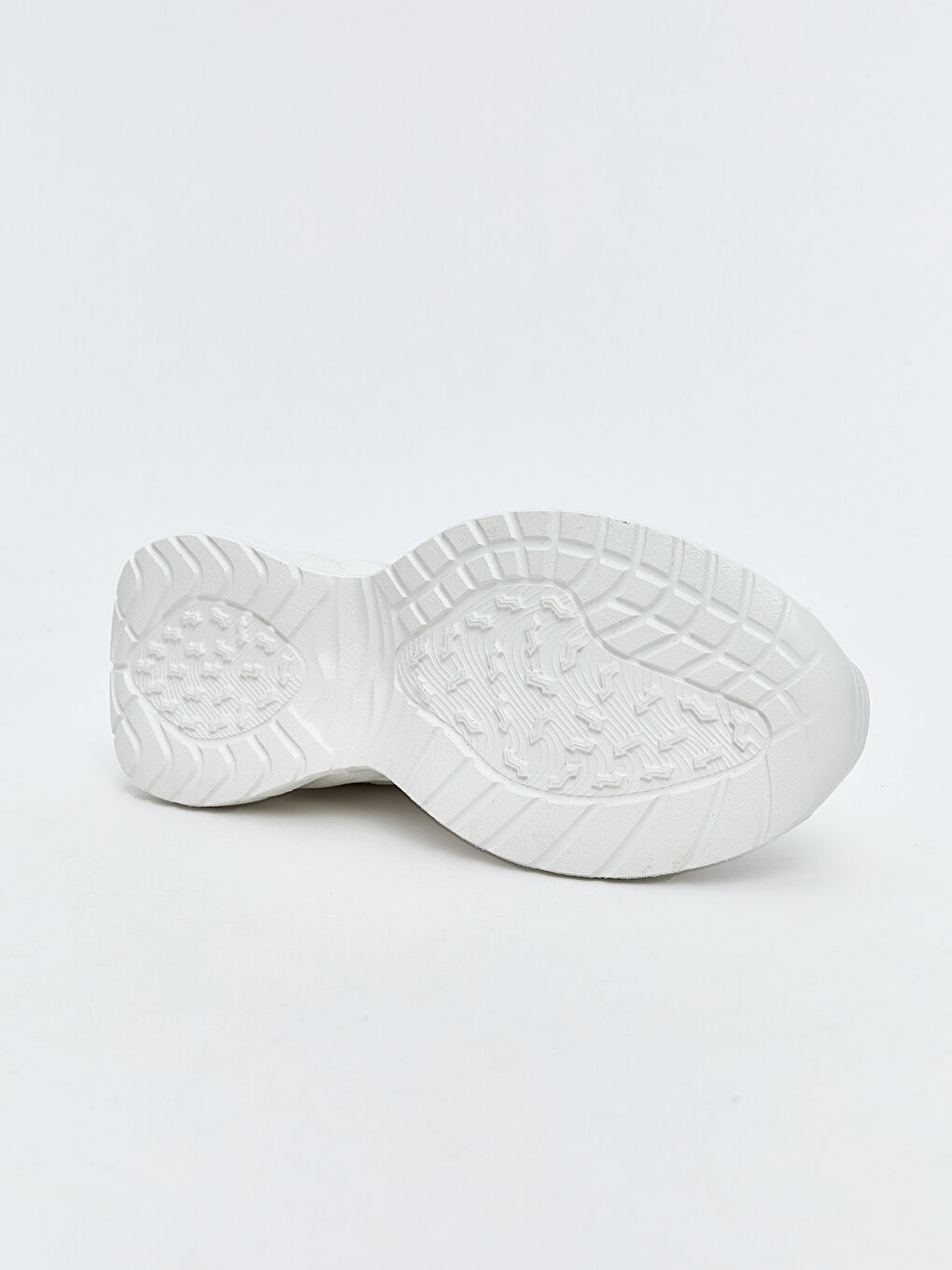 Beyaz Bağcıklı Kadın Spor Ayakkabı-3