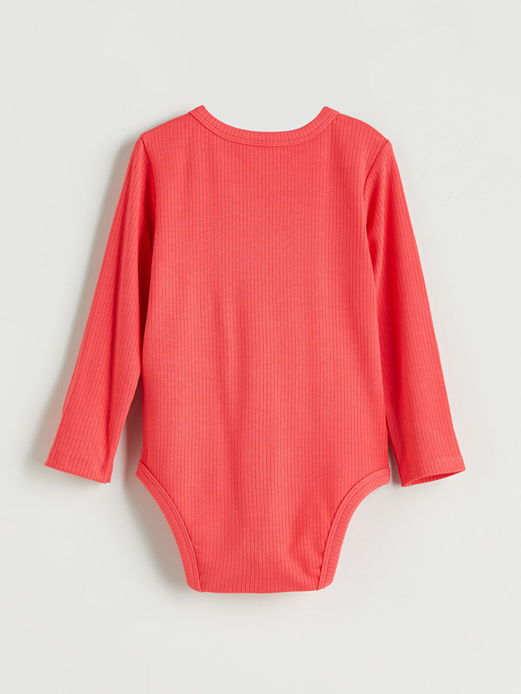 Kırmızı Bisiklet Yaka Basic Kız Bebek Çıtçıtlı Body-1