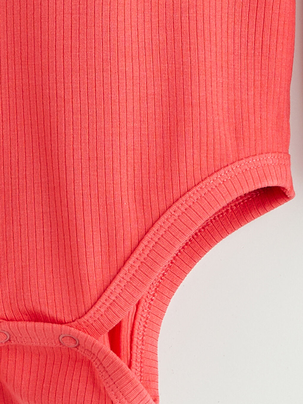 Kırmızı Bisiklet Yaka Basic Kız Bebek Çıtçıtlı Body-3