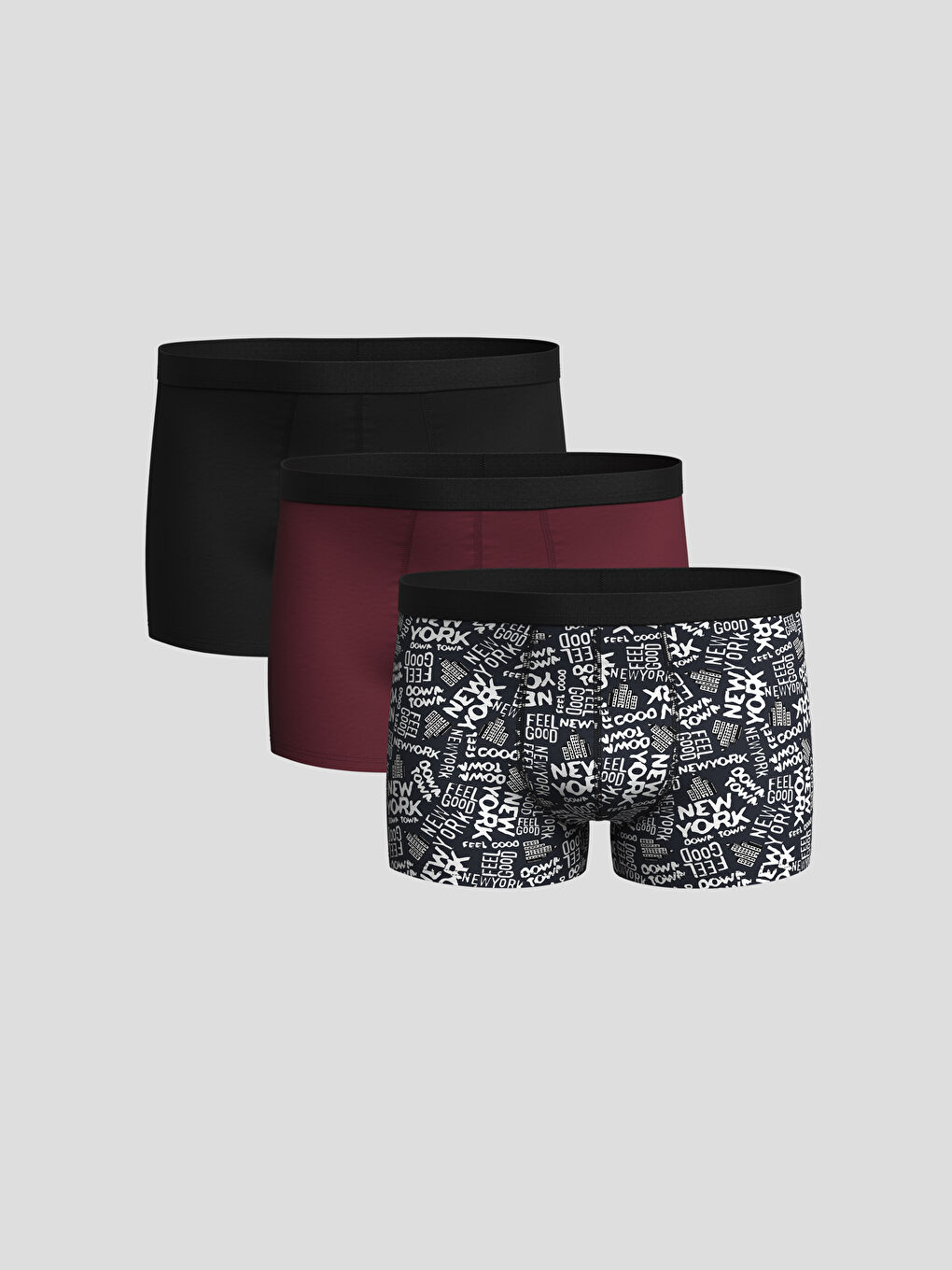 Standard Fit Cotton Stretch Men's Boxer 3-pack