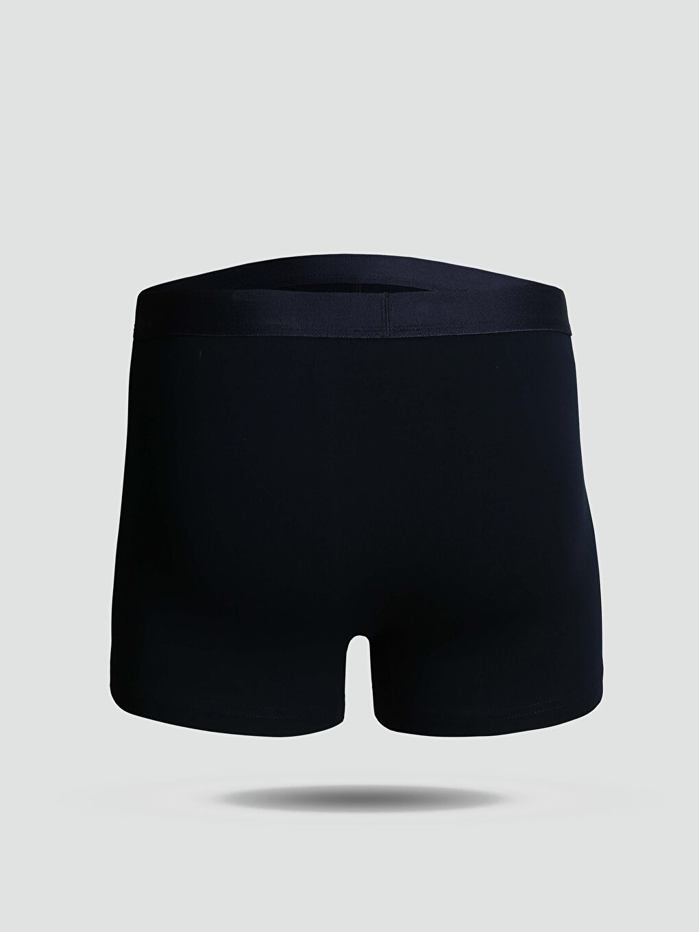 سراويل بوكسر قطن مطاطي عادي للرجال - مجموعتين-4