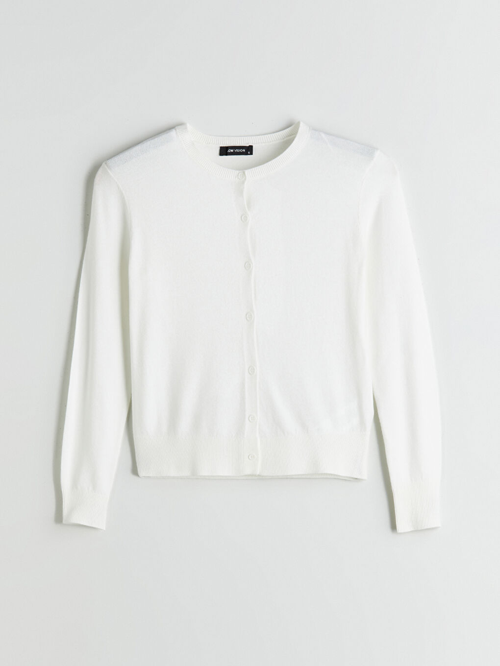 Crew Neck Women's Knitwear Cardigan-4
