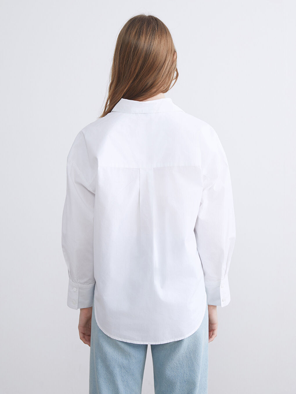 Loose Fit Rhinestone Embellished Women's Shirt-3