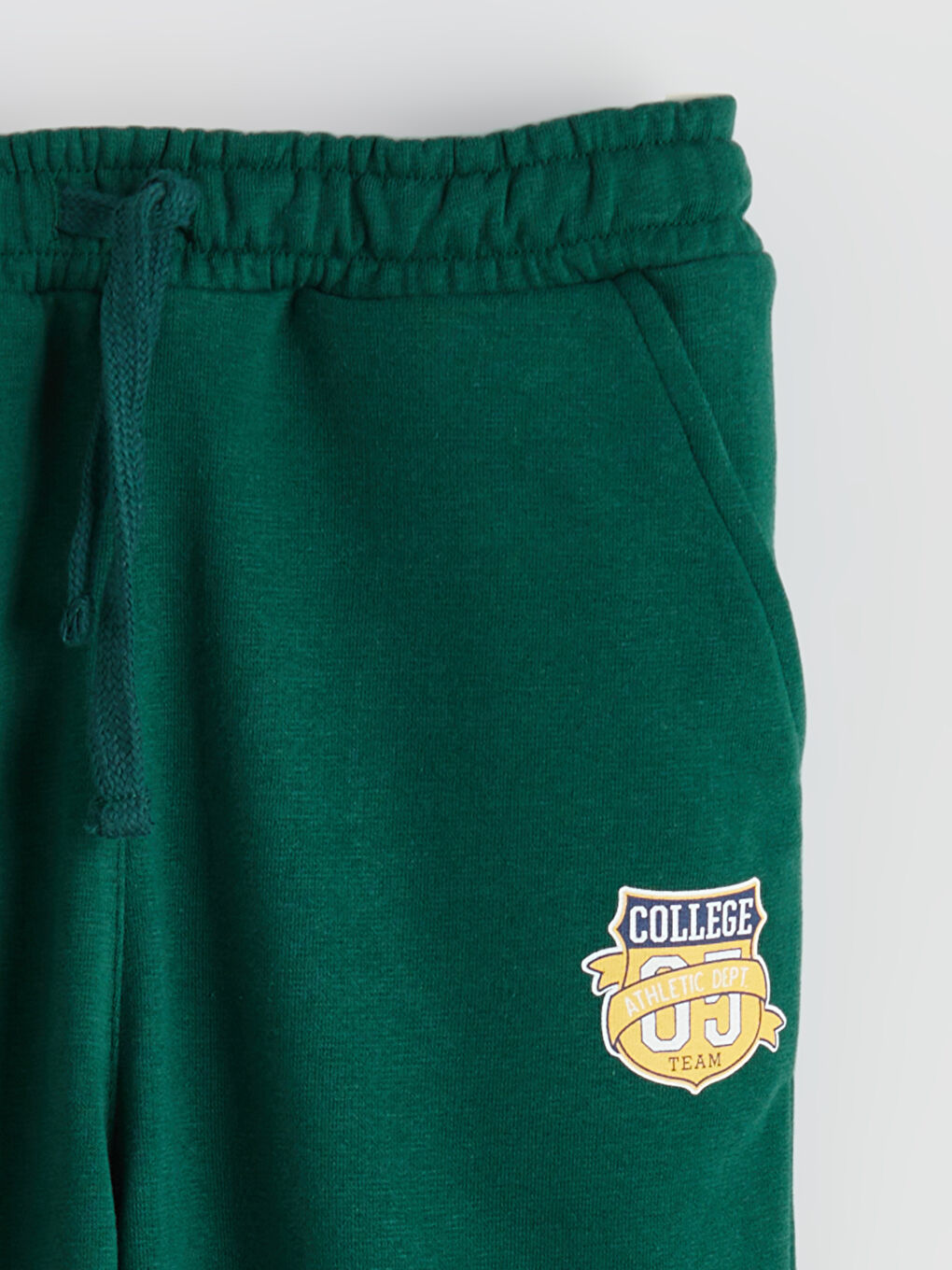 Yeşil Beli Lastikli Erkek Çocuk Jogger  Eşofman Altı-1