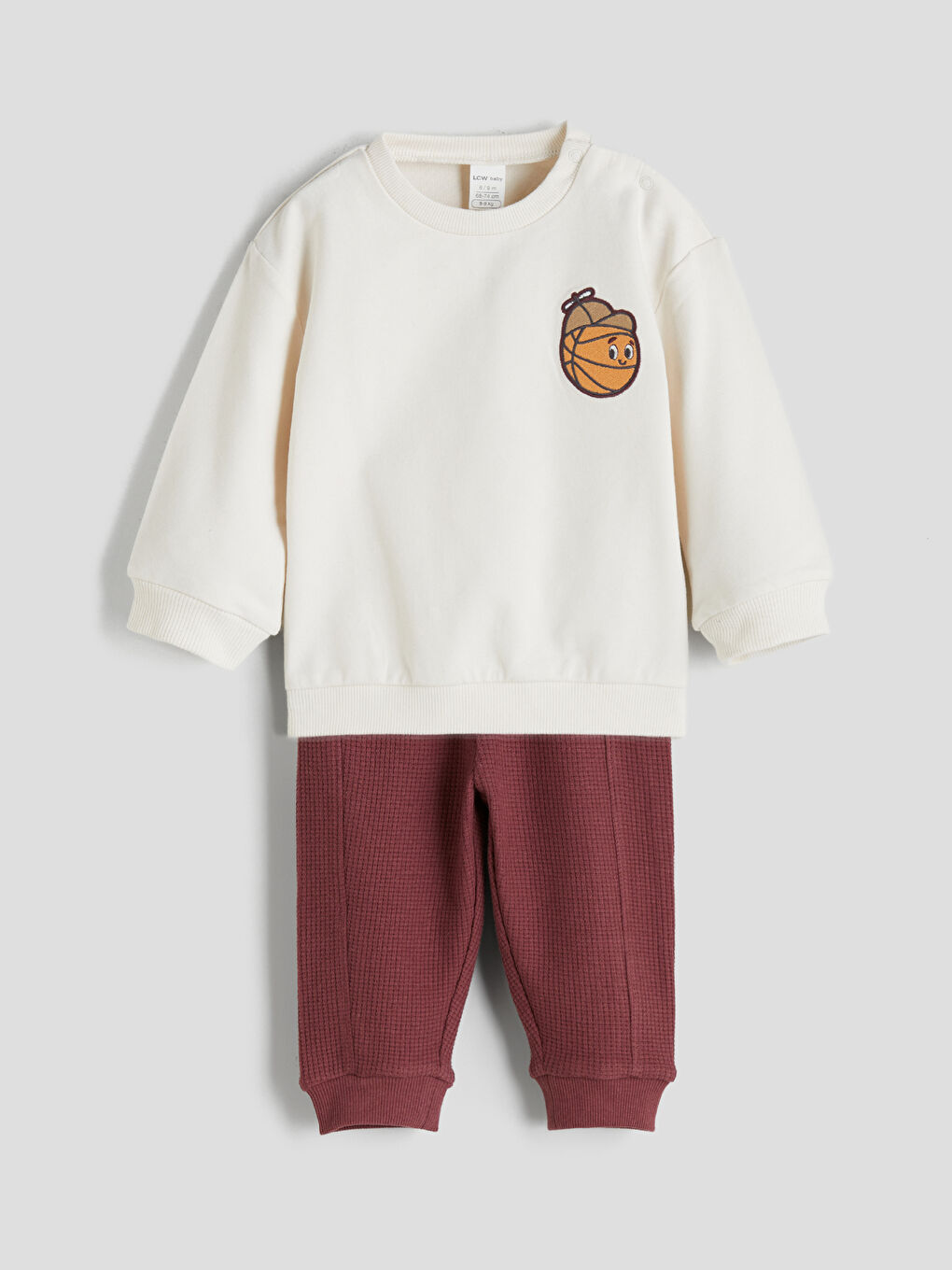 Crew Neck Baby Boys' Sweatshirt and Sweatpants