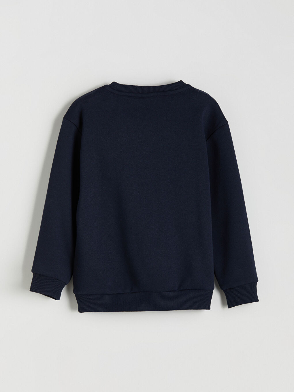 Lacivert Bisiklet Yaka New York Baskılı Erkek Çocuk Sweatshirt-2